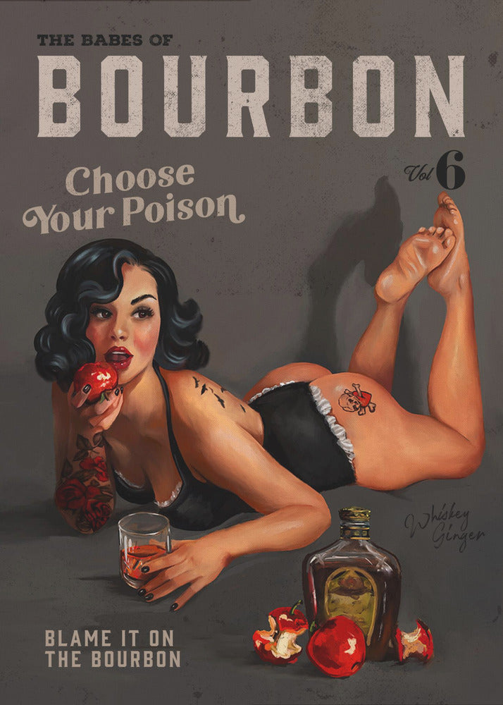 Wandbild Babes of Bourbon Vol 6 Choose Your Poison Sexy Pinup