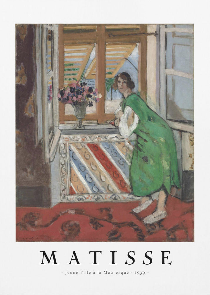 Wandbild Jeune Fille a La Mauresque 1939
