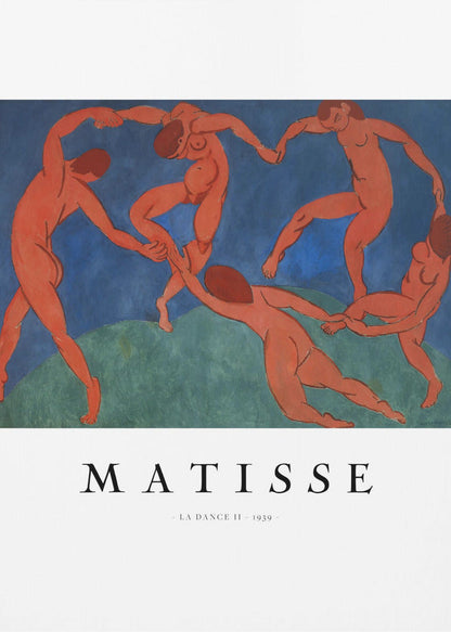 Wandkunst La Danse II von Henri Matisse
