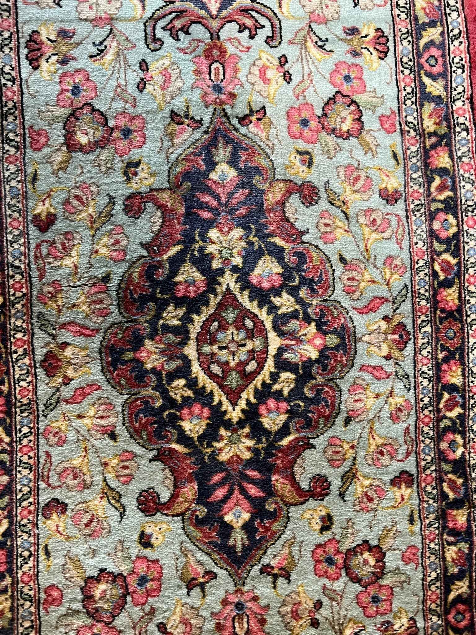 Persian Qom Runner | 6' 5" x 1' 8"