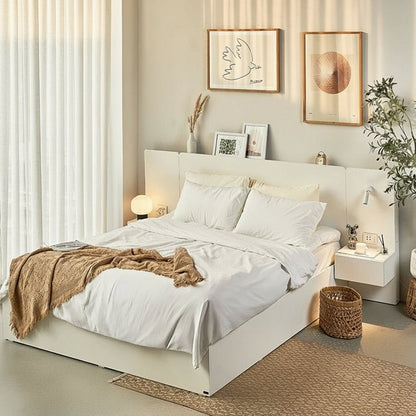 Rander 3-teiliges Schlafzimmer-Set mit integrierter Stromversorgung und Leselampe