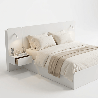 Rander 3-teiliges Schlafzimmer-Set mit integrierter Stromversorgung und Leselampe