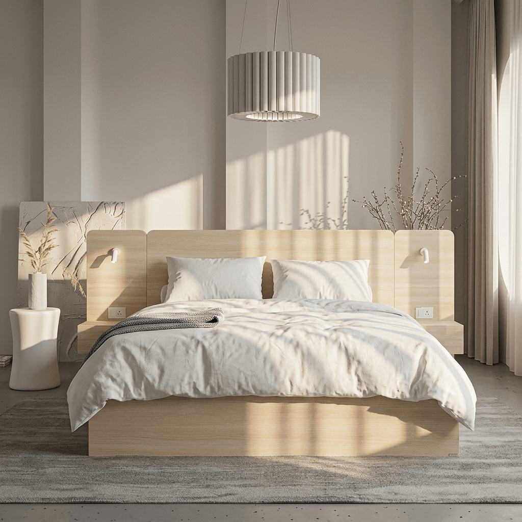 Rander Hotel Smart Schlafzimmerkombination mit Steckdose & Leselicht