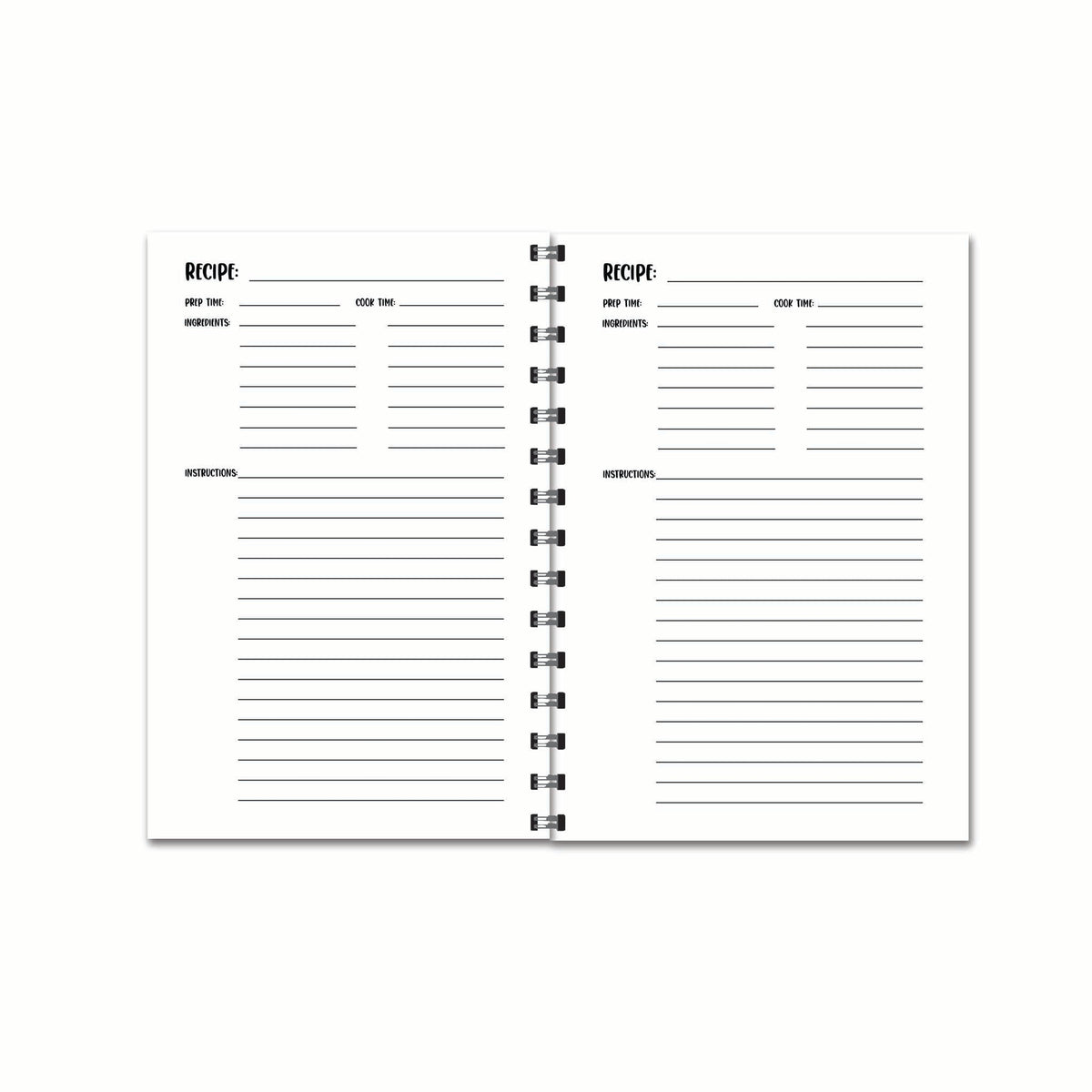 Recipe Notebook - Veggies