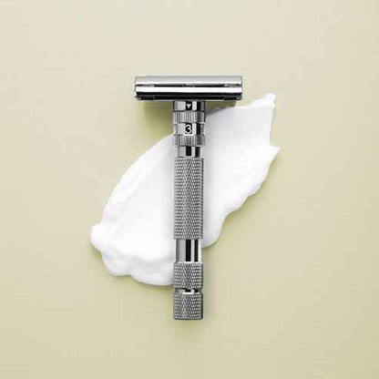 Rockwell T2 Adjustable Safety Razor - Gunmetal (Twist-to-Open)
