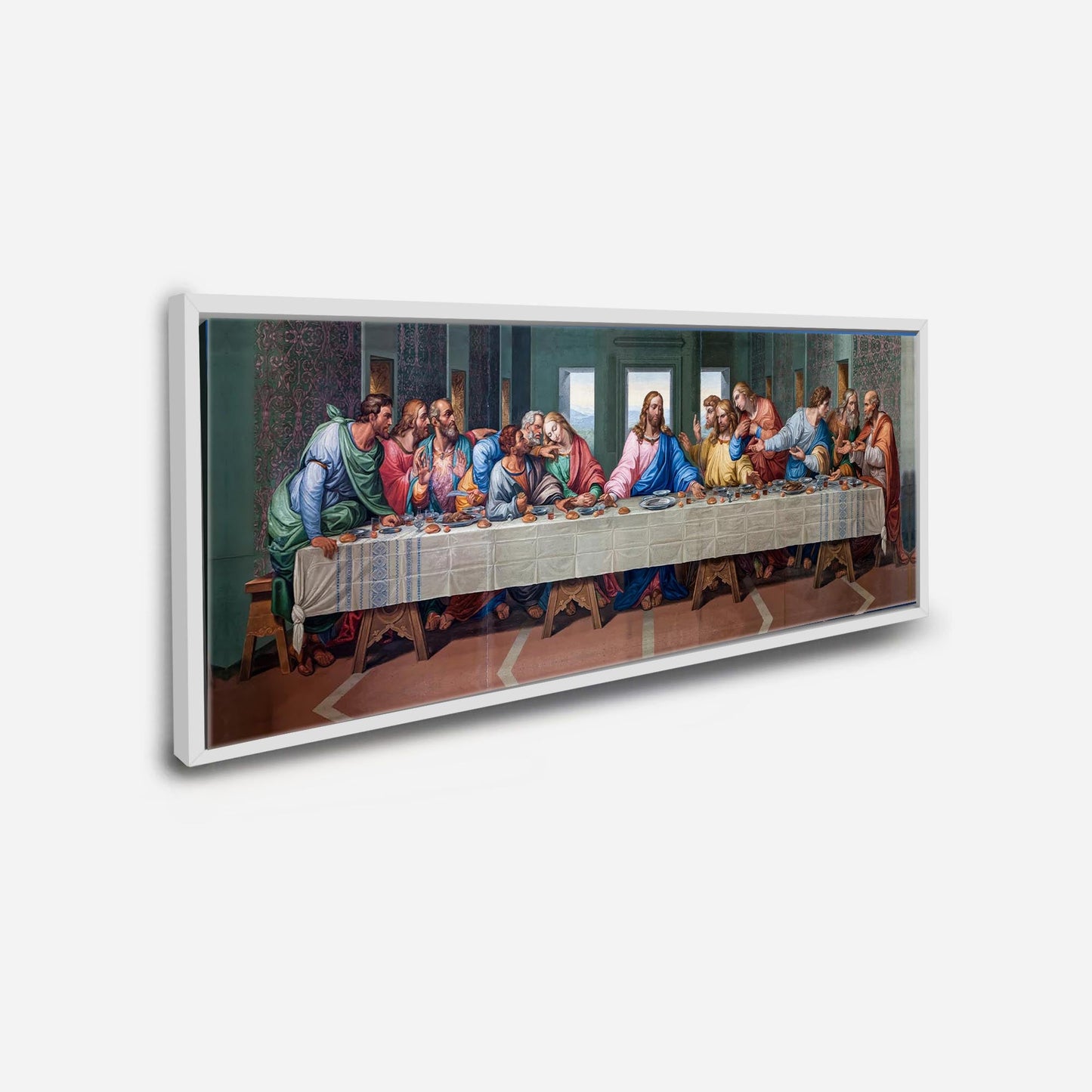 Letztes Abendmahl Leinwand- Wandkunst- RGB Firnis Leinwanddruck