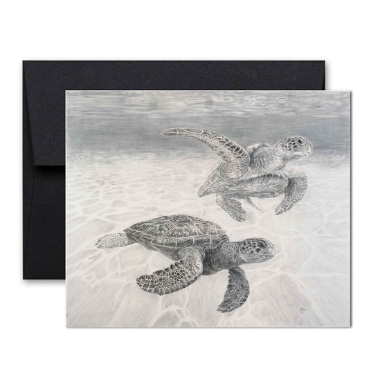 Sea turtles Greeting Card