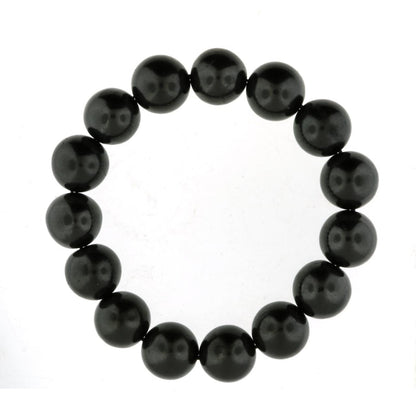 Shungite Round Bracelet - 14mm