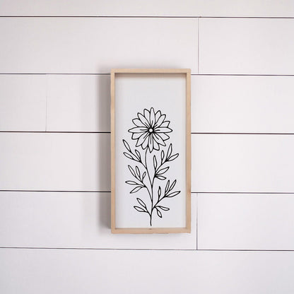 Sunflower Wood Sign