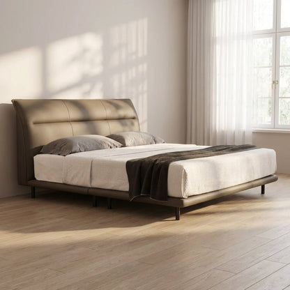 Hudson Leather Bed