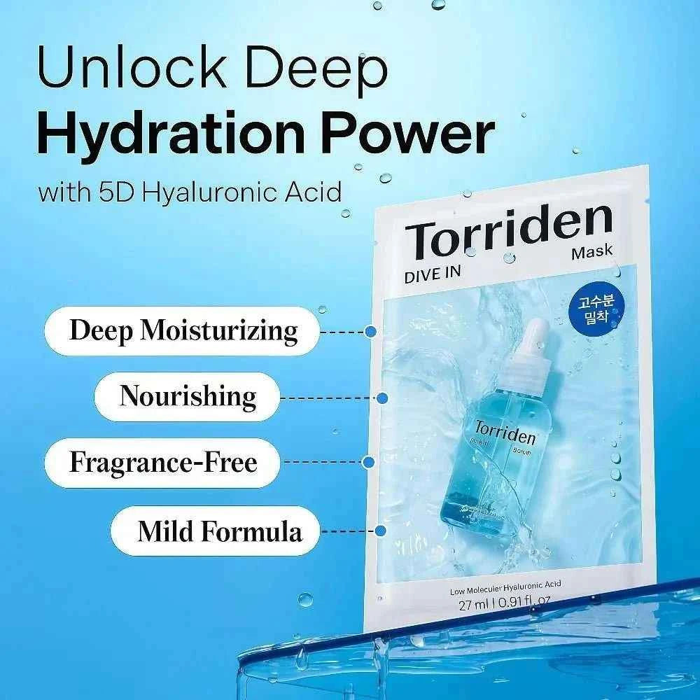 Torriden Dive-In Low Molecular Hyaluronic Acid Mask Pack