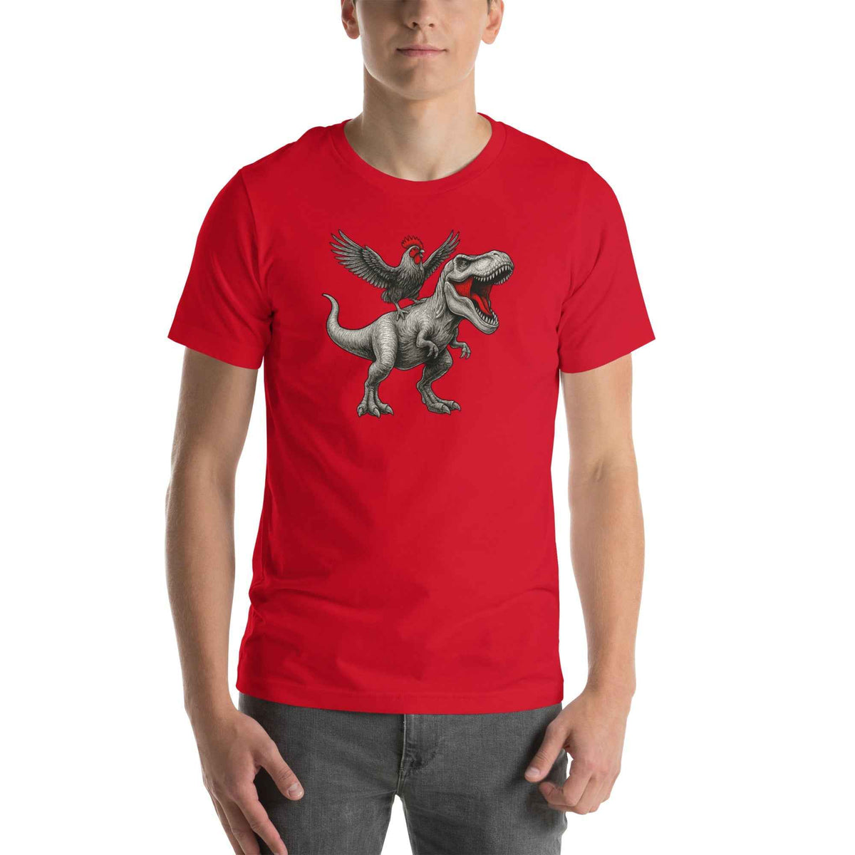 Chickasaurous Unisex t-shirt