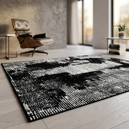 Urban Ink Distressed Woven Carpet