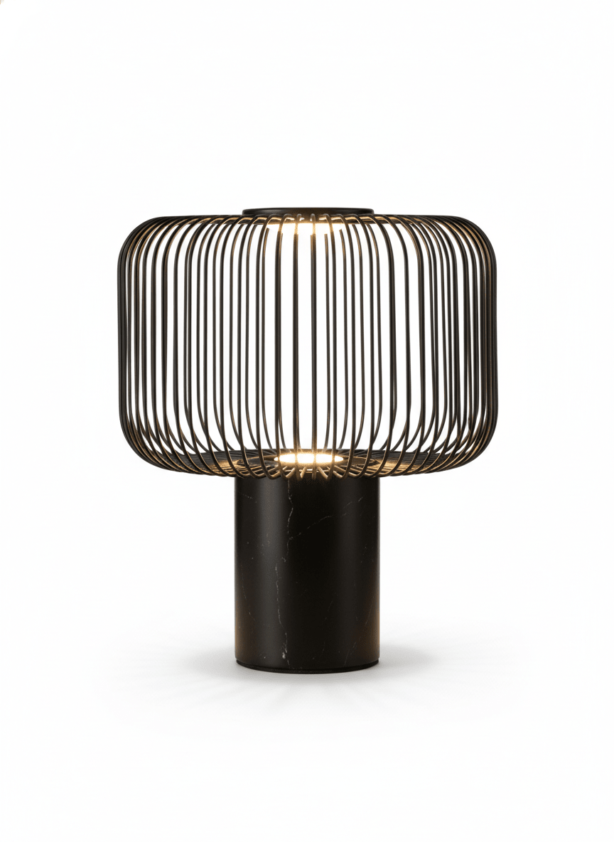Veridian Industrie-Käfig-Schreibtischlampe