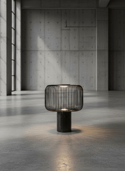 Veridian Industrie-Käfig-Schreibtischlampe