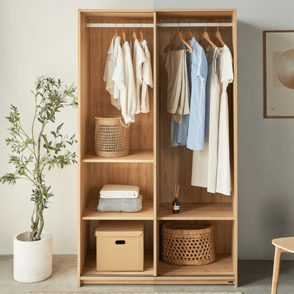 Wohn Schlafzimmer Möbel Set Wien: Stauraumbett, Schwebetürenschrank, USB-C Ladefunktion