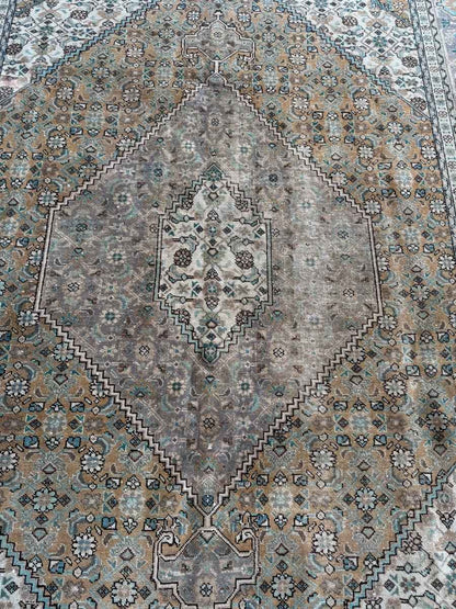 Vintage Ardabil Rug | 6' 11"	x 9' 5"