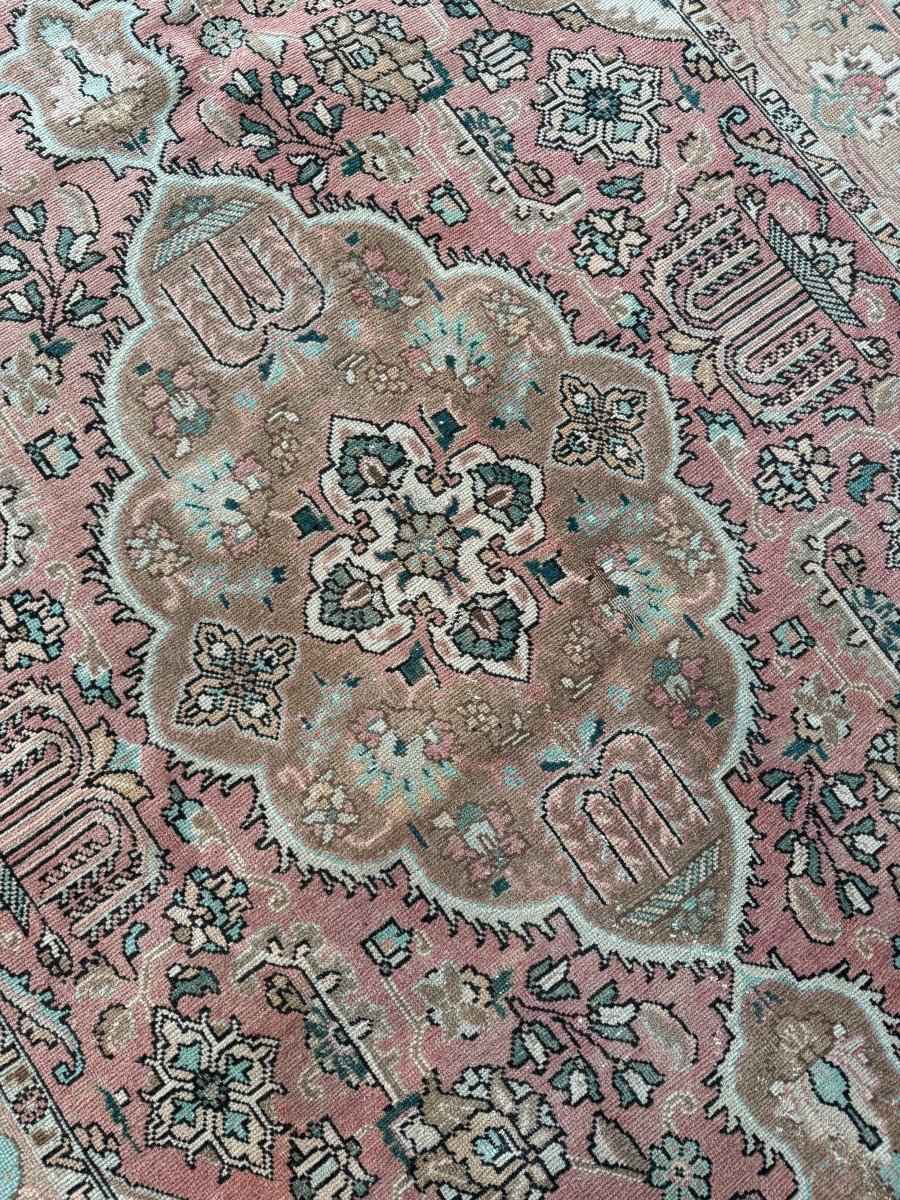 On hold for Kristen | Vintage Tabriz Rug | 6' 4" x 10'