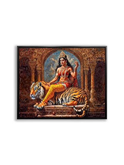 Wandkunst – Leinwandbild Parvati – Indische Kunst