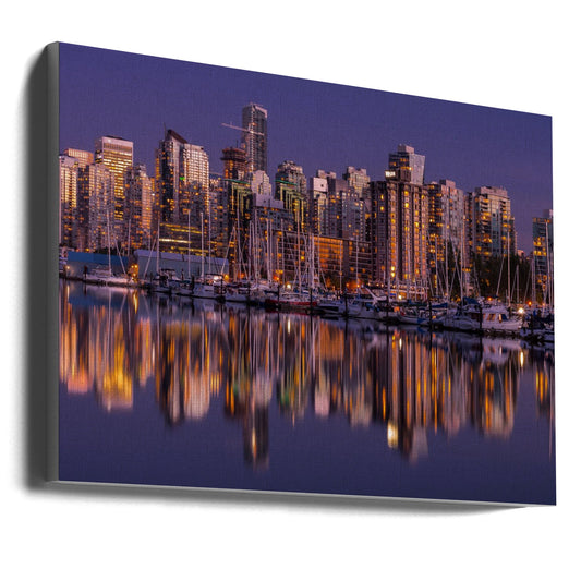 Wandbild Leuchtendes Vancouver
